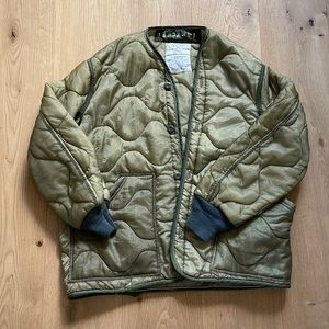 Vintage Military lining padded jacket